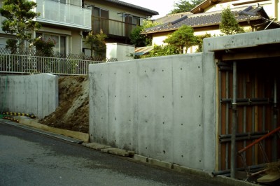 鉄筋コンクリートの地下車庫<br>柏市T様邸6