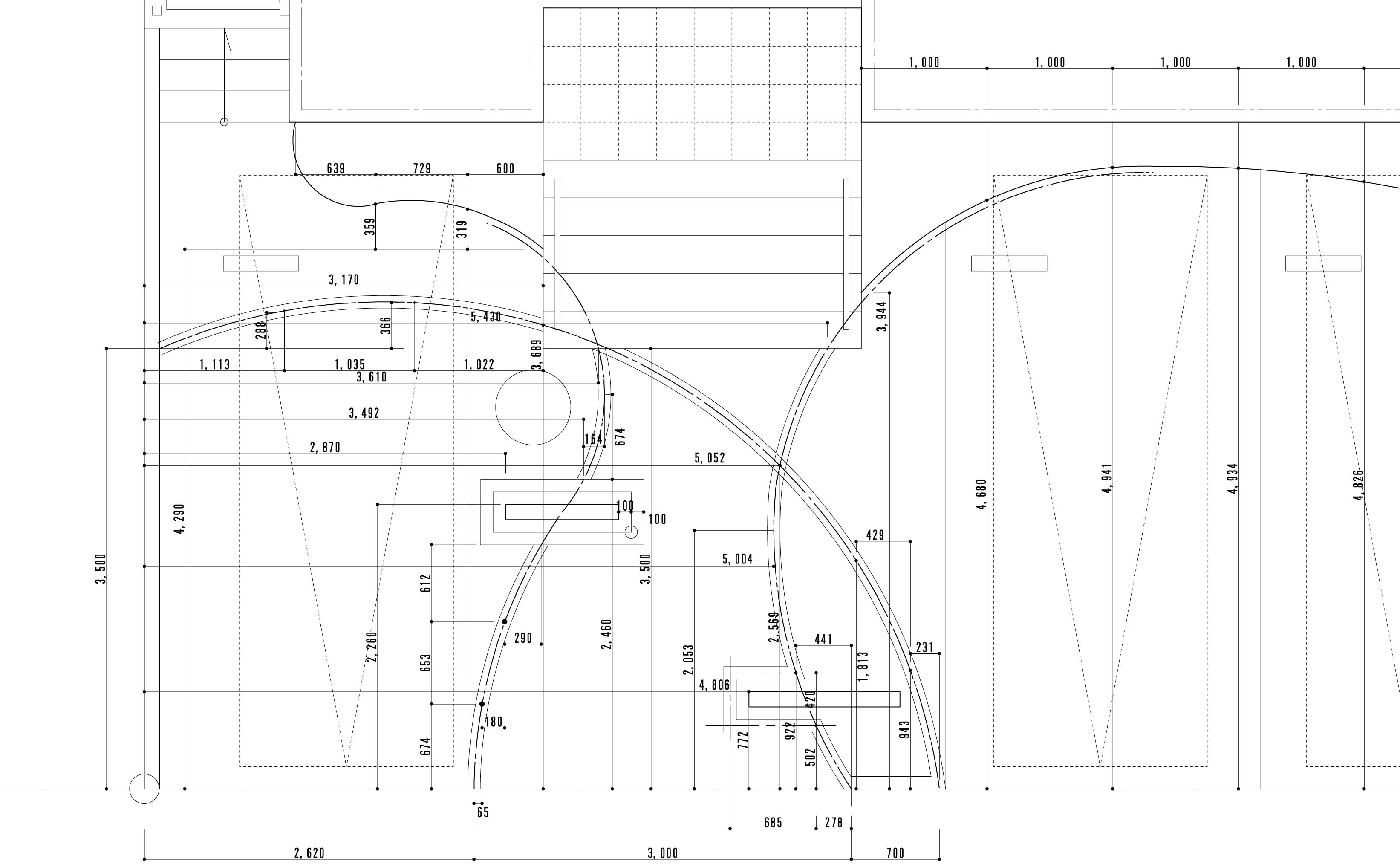 奥行き感のあるアプローチ<br>白井市H様邸4