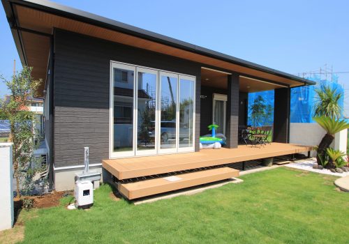 ウッドデッキ テラス 一級建築士と叶える素敵なお庭 千葉市 エクステリア 外構 ガーデン キナリデザイン