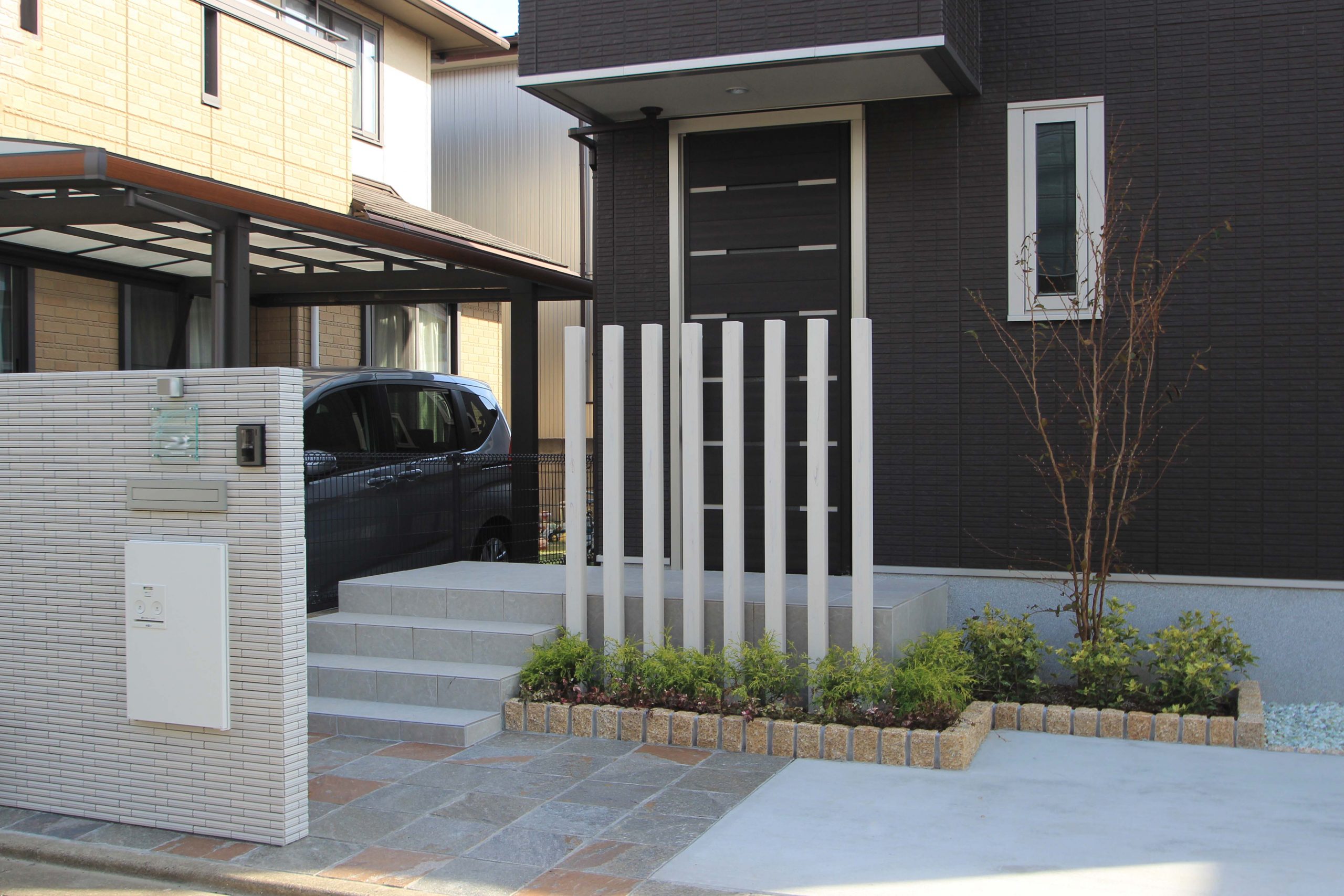 千葉外構おしゃれ目隠しスクリーン 9 一級建築士と叶える素敵なお庭 千葉市 エクステリア 外構 ガーデン キナリデザイン 千葉外構おしゃれ目隠しスクリーン 9 一級建築士と叶える素敵なお庭 千葉市 エクステリア 外構 ガーデン キナリデザイン