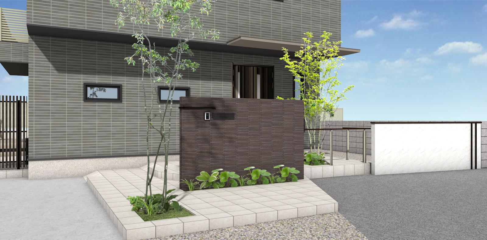 千葉 千葉市おしゃれなエクステリアプラン3 一級建築士と叶える素敵なお庭 千葉市 エクステリア 外構 ガーデン キナリデザイン