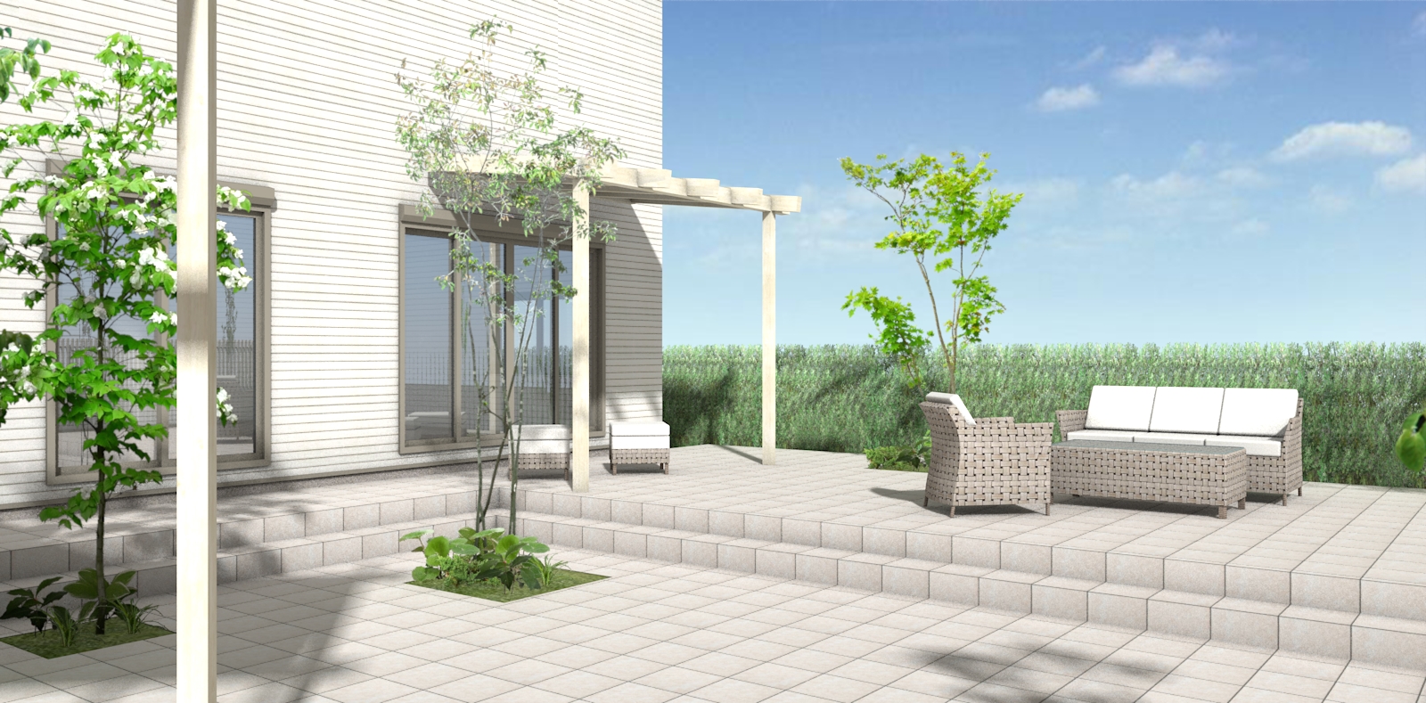 千葉 市原市のおしゃれなガーデンテラス プランのご紹介 一級建築士と叶える素敵なお庭 千葉市 エクステリア 外構 ガーデン キナリデザイン 千葉 市原市のおしゃれなガーデンテラス プランのご紹介 一級建築士と叶える素敵なお庭 千葉市 エクステリア 外構 ガーデン キナリデザイン
