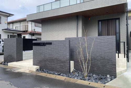 千葉外構おしゃれなタイルテラス2