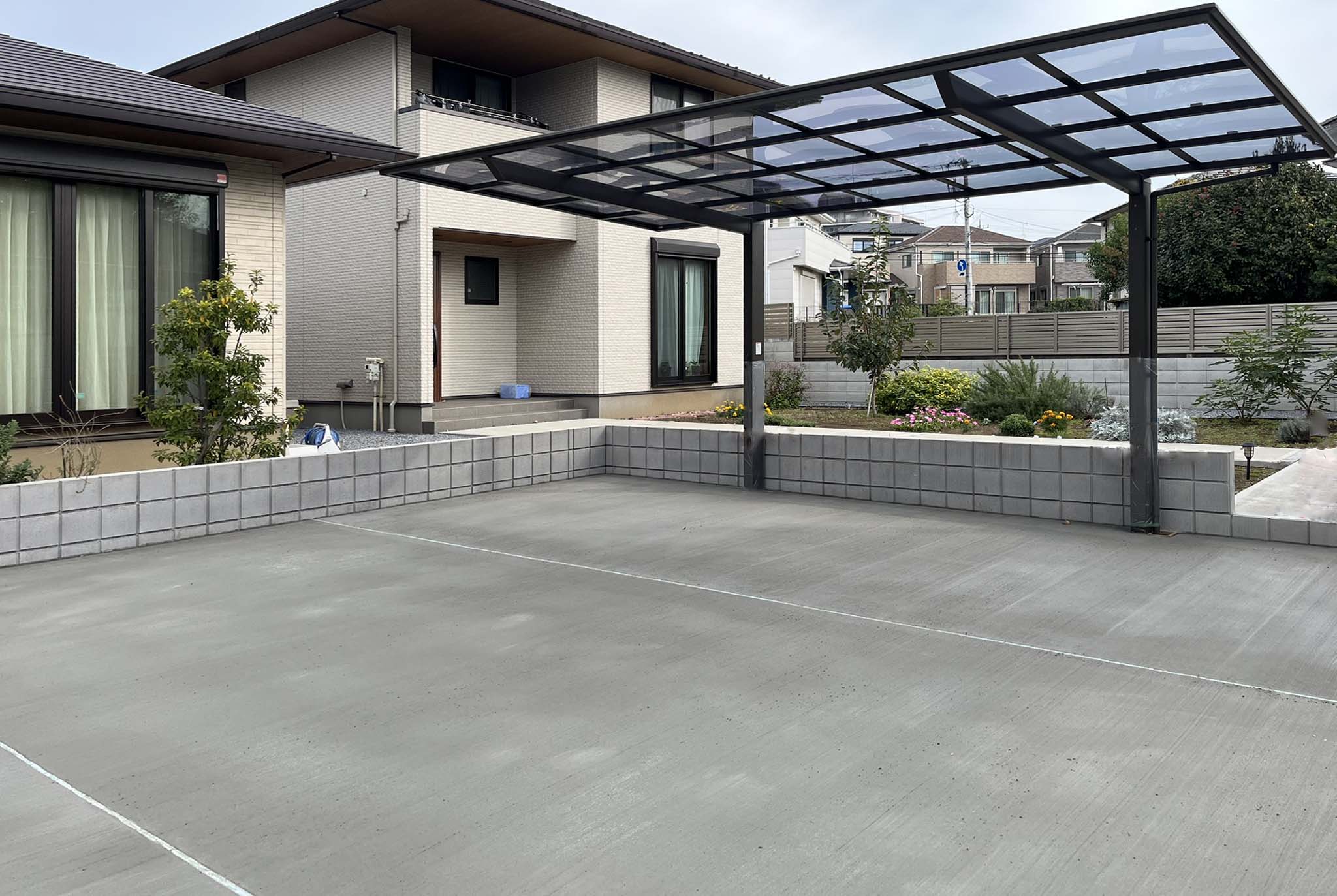 千葉　外構　駐車場リフォーム